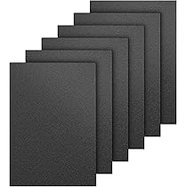 Amazon | DERENYI プラスチック板 黒 abs板 6枚入り 長さ400mm×幅300mm